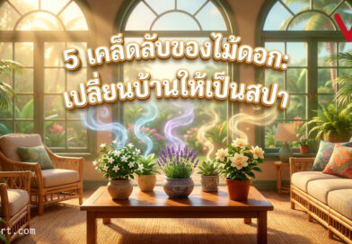 5ความลับของไม้ดอกที่จะเปลี่ยนบ้านคุณให้เป็นสปาธรรมชาติ